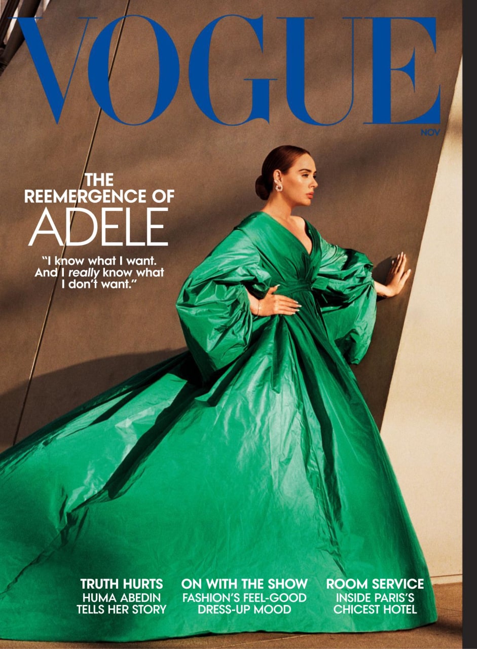 【PDF格式电子杂志】Vogue USA November 2021 Adele, 100M